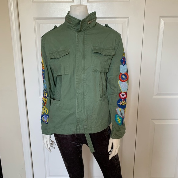 Off white army green jacket - Picture 2 of 5